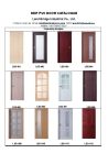 MDF & PVC 3D Design Wood Door (Paint Free)