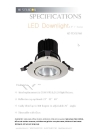 Square Gimbal Downlight 10W (HZ-TDY10W)