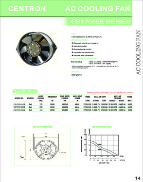 ac 17055 cooling fan