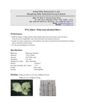 PVA Fiber