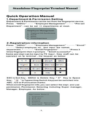 USB fingerprint reader