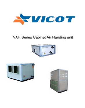 Cabinet air handing unit-