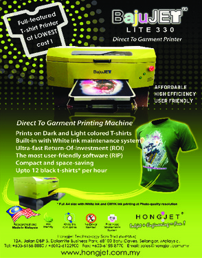 BajuJET - Direct to garment Printer
