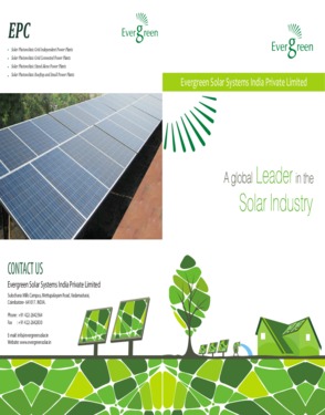 Evergreen Solar Systems India PVT Ltd