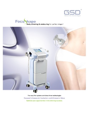 Cavitation beauty machine for body slimming and contouring 