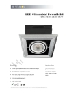 IP40 LED Downlight Aluminum Alloy+Steel