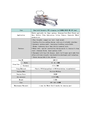 AQD-19 Pneumatic PET Strapping Tool