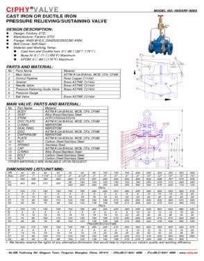 PRESSURE RELIEVING/SUSTAINING VALVE 500X