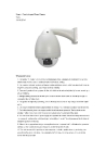 480TVL Constant Speed Dome CCTV , 12x Digital Zoom Surveillance Camera