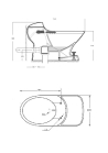 a litre flush wc super water saving