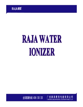 Raja Water Ionizer
