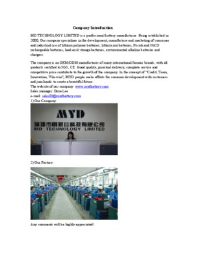 Shenzhen MD Technology Limited