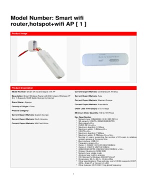 OEM Factory-7.2M quad band USB dongles