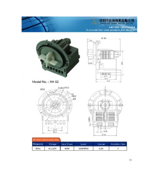 AC Synchronous Motor (Washing Machine)