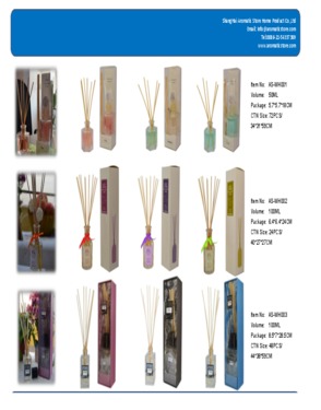 90ML Reed Diffuser W/ Decal Glass Bottle