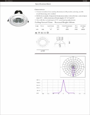 LED module Recessed Downlight