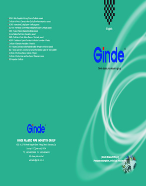 Ginde Pipe fitting