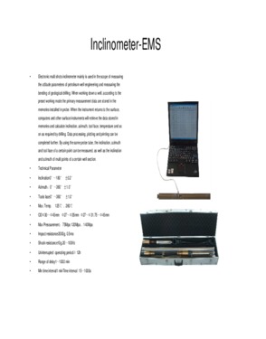 Electronic multishot inclinometer