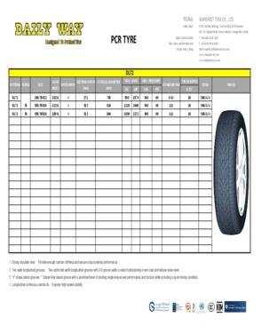 PCR TYRE - DL72