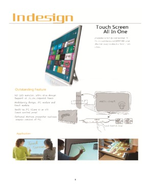 32''Touch screen all in one