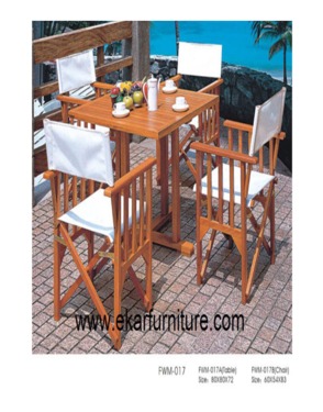 Teakwood sofa set Garden table and chair  FWM-017