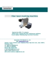 fiber laser marking machine for stailless steel / wood/ plastic/ rubber
