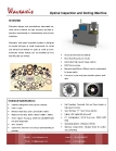 Optical Inspection and Sorting Machine