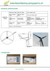 400w wind turbine generator