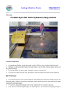 CNC flame & plasma cutting machine
