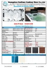 Sunrans CE approved low price 10 person sex balboa hot tubs outdoor spas SR851 10 person hot tub