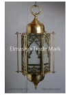Handmade arabic Style Brass Lantern with White Colored Glass - Chandelier Lighting - # CH-107