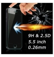 Clear Glossy Tempered Glass Protective Film For 4.7'' And 5.5'' iphone 6 Screen Protector