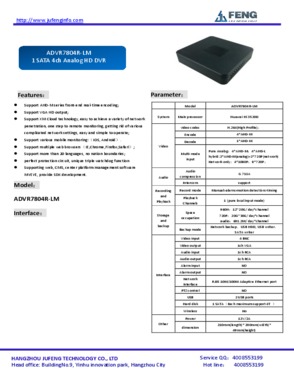 New-Vision 1 SATA 4ch  Mini Analog AHD DVR