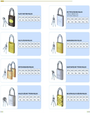 Iron Padlock, Square Type Iron Padlockbest quality by  Shandong Keep Intl Trading Co.Ltd