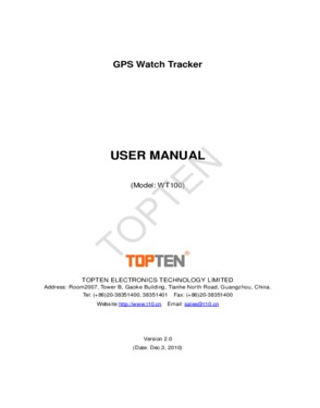 gps vehicle tracker WT100