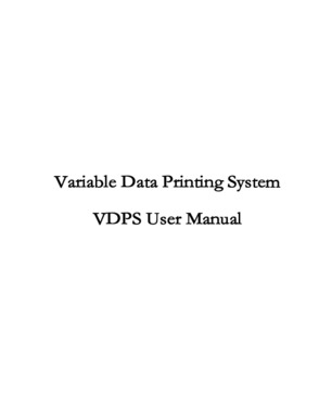 HP variable data printing system