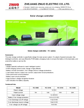 10A solar charge controller