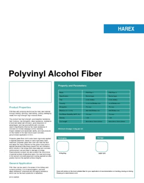 Polyvinyl Alcohol Fiber (Harex)