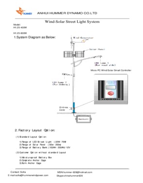 Wind Turbine 600W