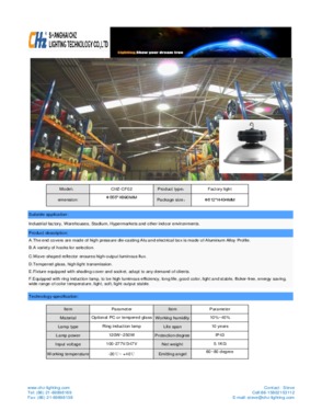 Induction lamp for highbay