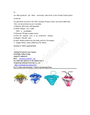 Xingcheng Swimwear Co., Ltd.