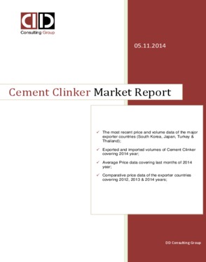 Cement Clinker Market Report