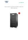 Powerwell Series 3/3phase Online HF UPS 10-120kva with  PF0.9, for High End