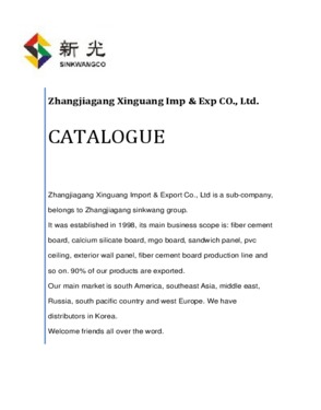 zhangjiagang xinguang import & export co., ltd