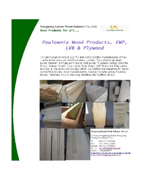 Paulownia Lumber