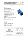 SC Fiber Optic Adapter Simplex