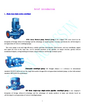 Single-stage double-suction centrifugal pump