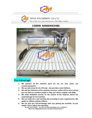 3 Axis CNC Wood Router Machine