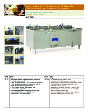 Ultrasonic Cleaner Counter
