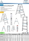 Aluminum household Double side step ladder LVD-YM-M5